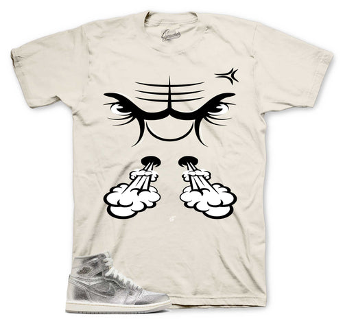 Retro 1 Chrome Raging Face Shirt