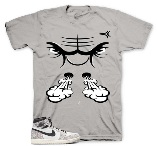 Retro 1 Elephant Print Raging Face Shirt