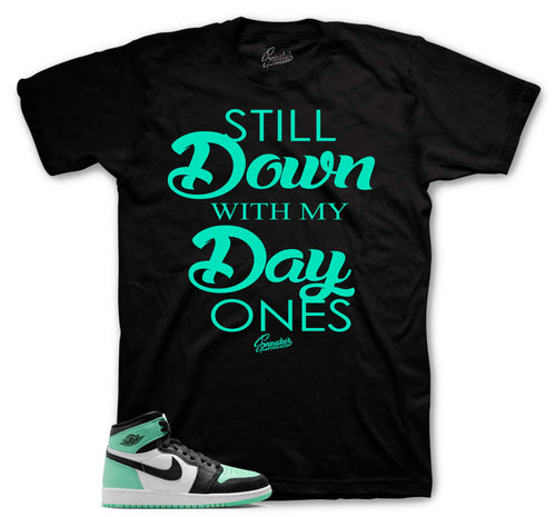 Retro 1 Green Glow Day Ones Shirt