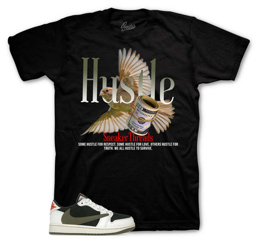Retro 1 Olive Fly Hustle Shirt