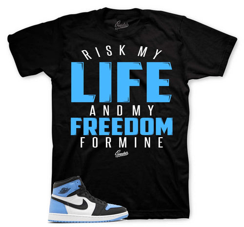 Retro 1 UNC Toe My Life Shirt