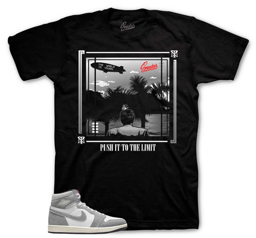 Retro 1 Black Smoke World Shirt