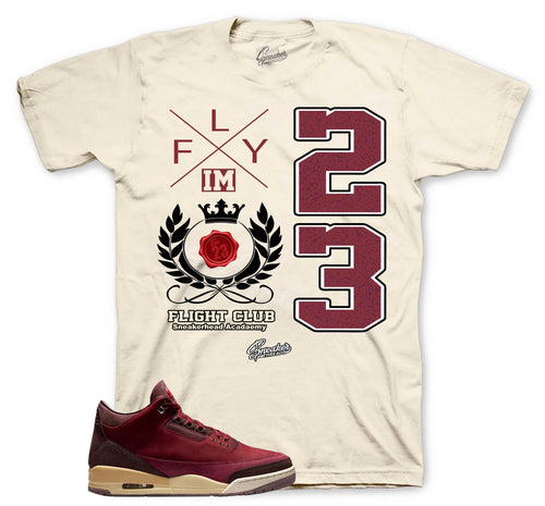 Retro 3 BIN 23 Flight Crest Shirt