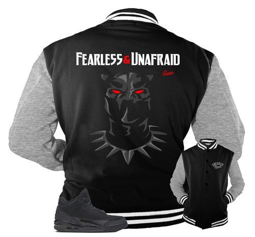 Retro 3 Black Cat Fearless Jacket