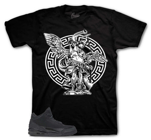 Retro 3 Black Cat Archangel Shirt