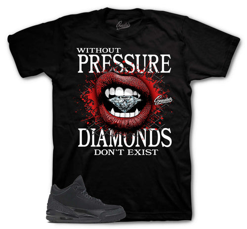Retro 3 Black Cat Without Pressure Shirt