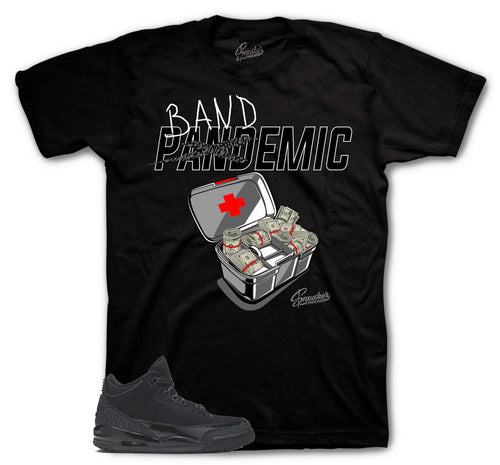 Retro 3 Black Cat Bandemic Shirt