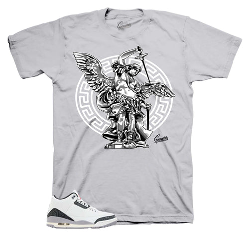 Retro 3 Cement Gray Archangel Shirt