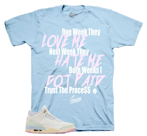Retro 3 Spring Is In Air Trust The Process Shirt