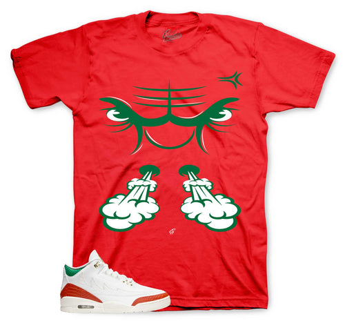Retro 3 El Vuelo Raging Face Shirt