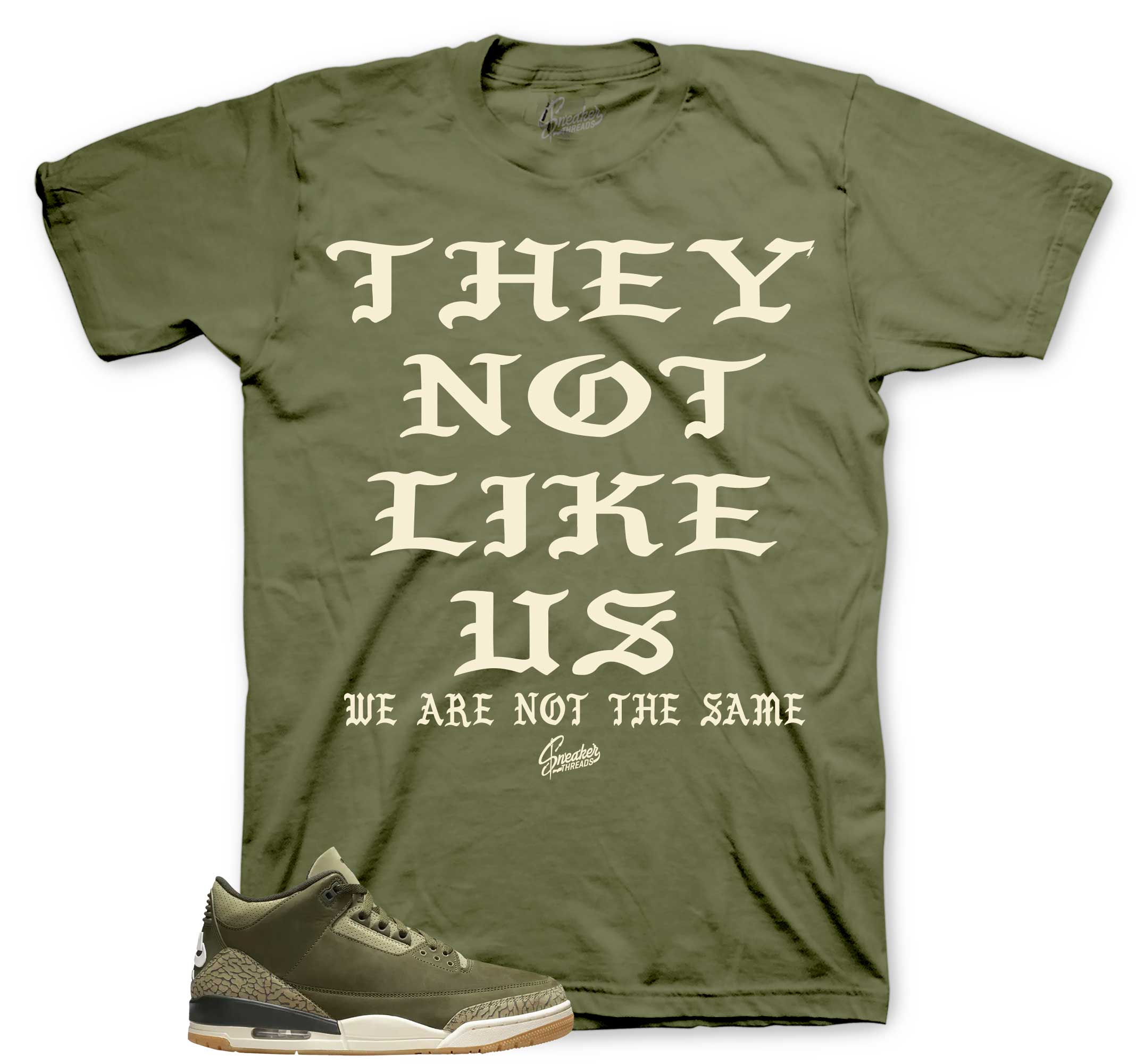 Shirts Match Jordan 3 Family Affair Sneakers AJ3 | Not us Sneaker tees