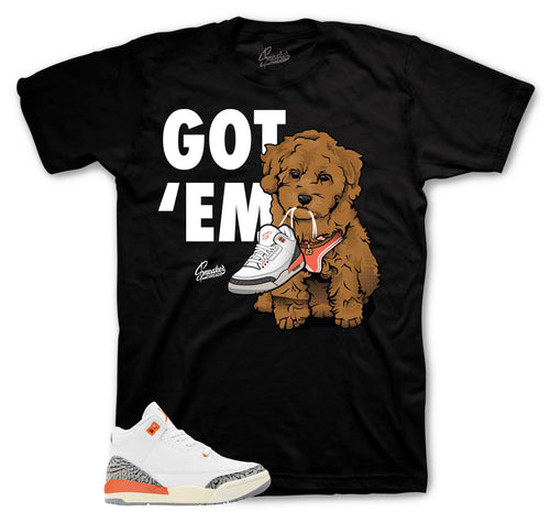 Retro 3 Georgia Peach Got Em Shirt