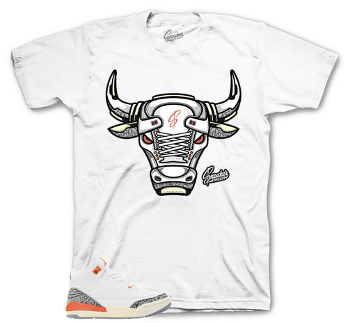 Retro 3 Georgia Peach War Bully Shirt
