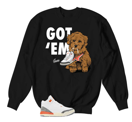 Retro 3 Georgia Peach Got Em Sweater