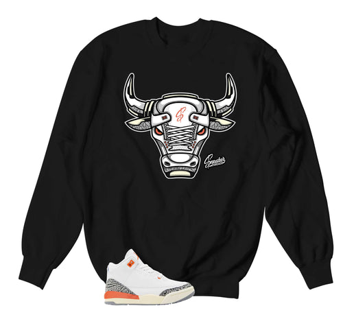 Retro 3 Georgia Peach War Bully Sweater
