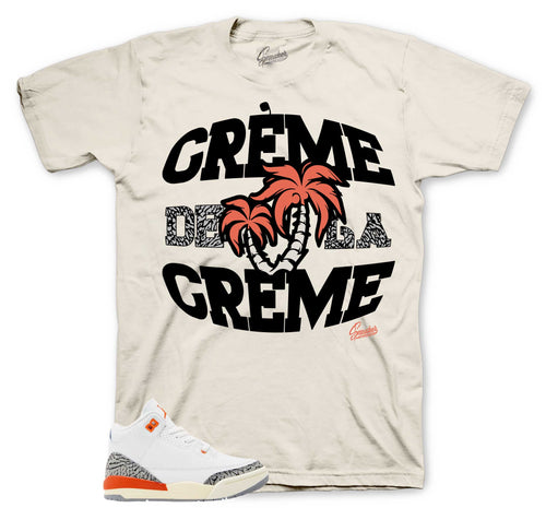 Retro 3 Georgia Peach Creme Shirt