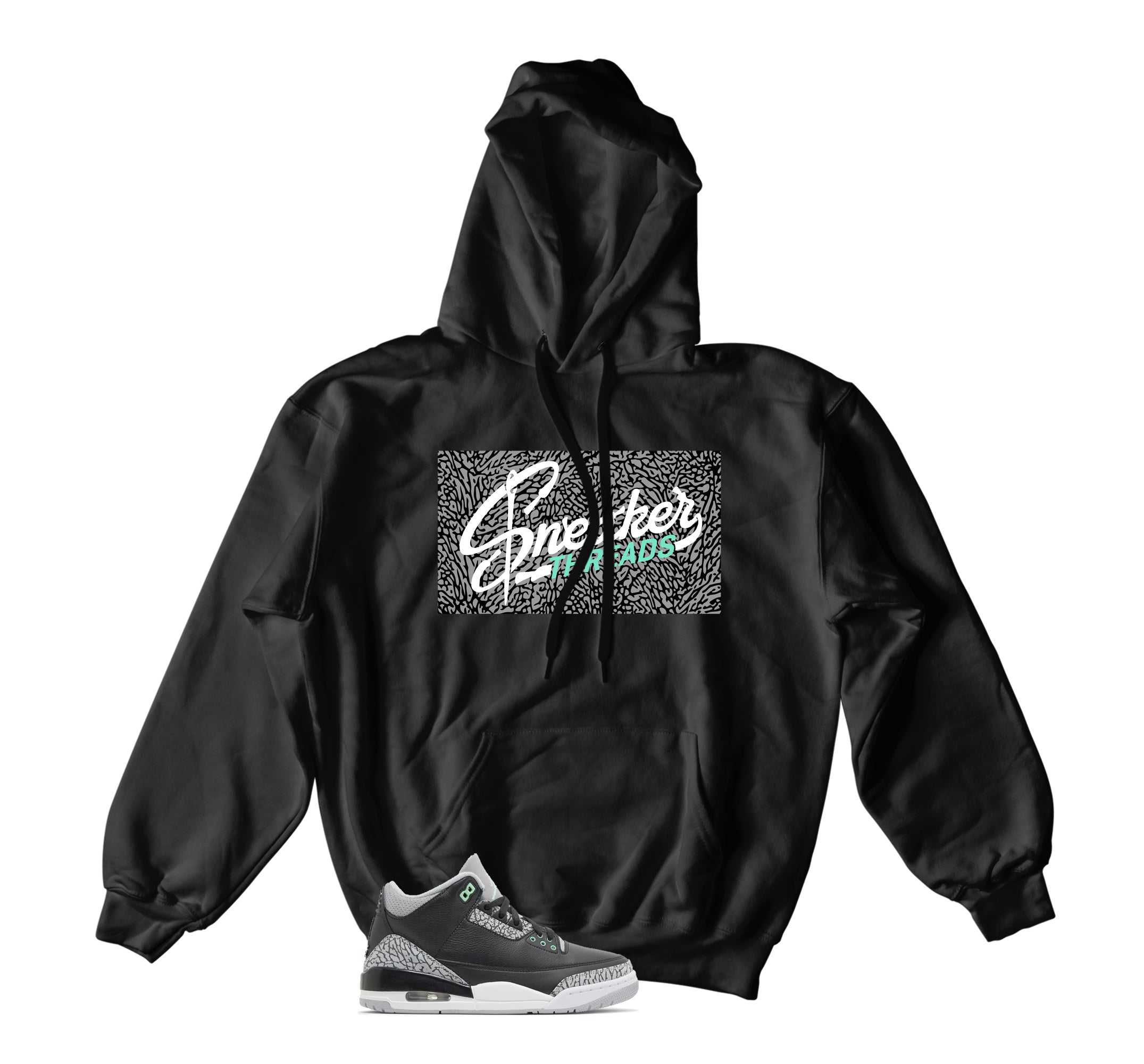 jordan 13 island green hoodie