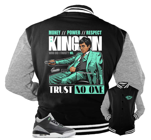 Retro 3 Green Glow Trust Issues Jacket