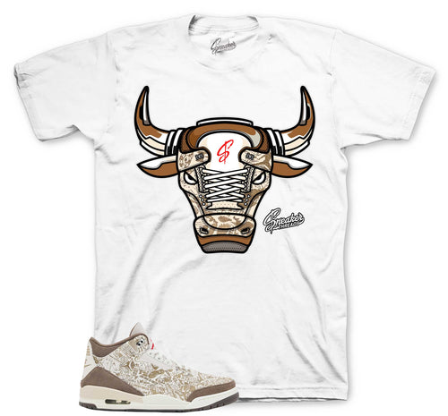 Retro 3 Laser Palomino War Bully Shirt