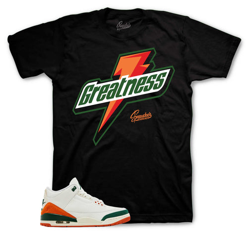 Retro 3 Miami Greatness Shirt