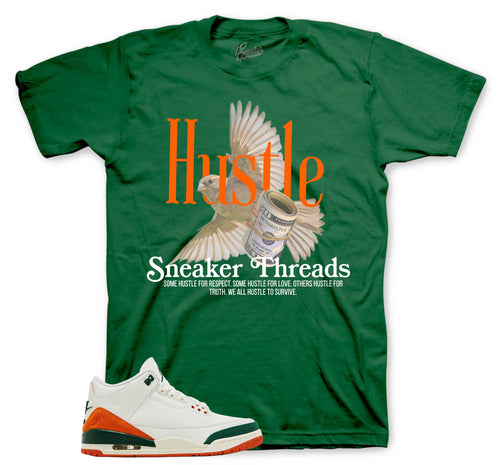Retro 3 Miami Hustle Shirt