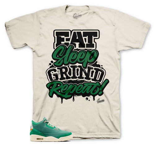 Retro 3 Bicoastal Malechite Daily Routine Shirt