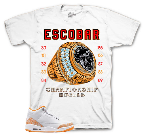 Retro 3 Orange Citrus Champ Hustle Shirt