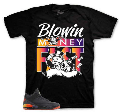 Retro 3 Rio Blowing Money Shirt