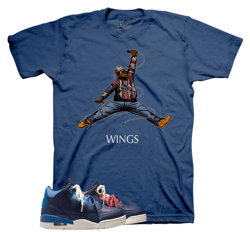 Retro 3 Sports Renaissance Fly Big Shirt