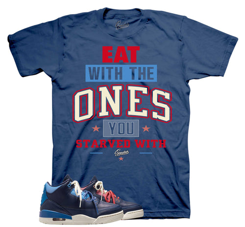 Retro 3 Sports Renaissance Eat Shirt