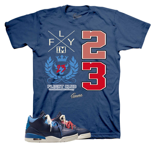 Retro 3 Sports Renaissance Flight Crest Shirt