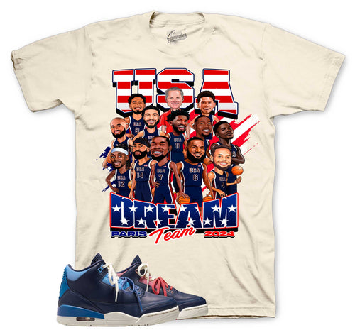 Retro 3 Sports Renaissance USA Squad Shirt