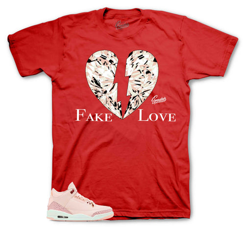 Retro 3 "Treat Yourself" Fake Love Shirt