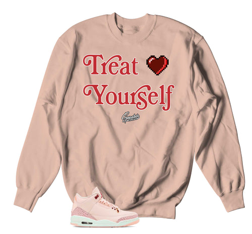 Retro 3 "Treat Yourself" Crest Sweater