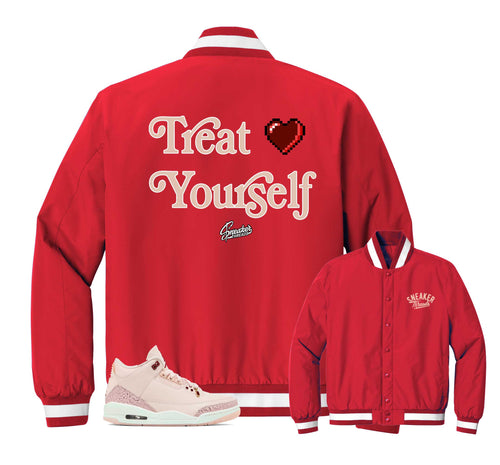 Retro 3 Valentines Day Treat Yourself Insulated Jacket