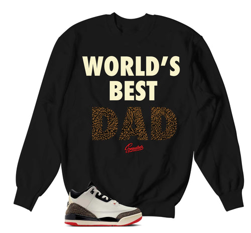 Retro 3 World's Best Dad Sweater