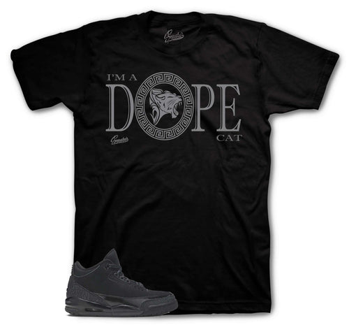 Retro 3 Black Cat I Am Shirt