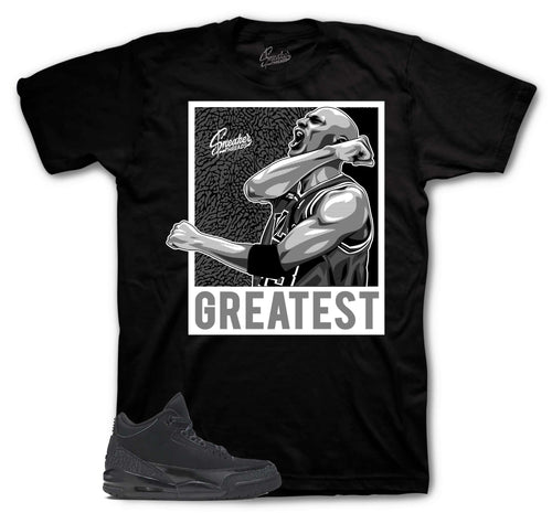 Retro 3 Black Cat Greatness Shirt