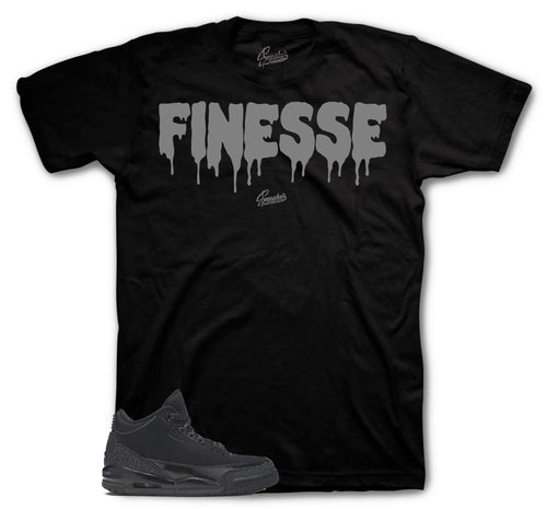 Retro 3 Black Cat Finesse Shirt