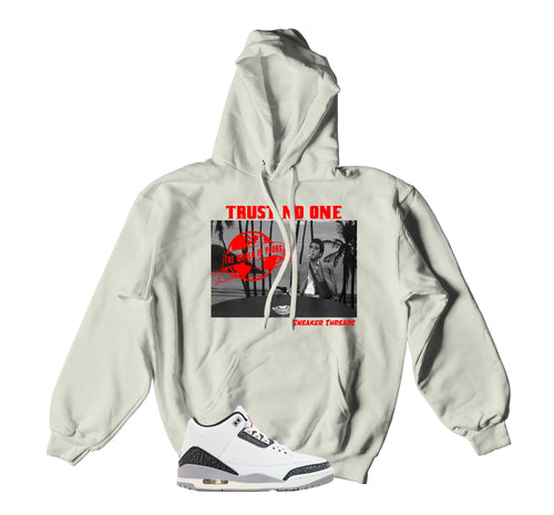 Retro 3 Cement Gray Tony Knows Hoody