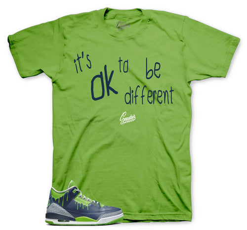 Retro 3 Hugo It's Ok to Be Different Shirt