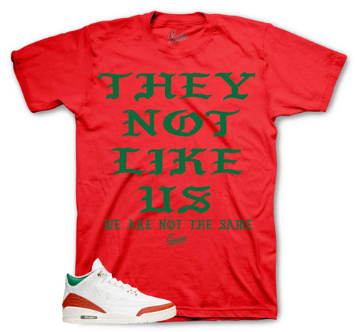 Retro 3 El Vuelo Not Like Us Shirt