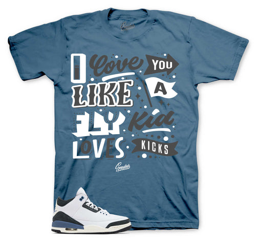 Retro 3 For The Love Kicks Shirt