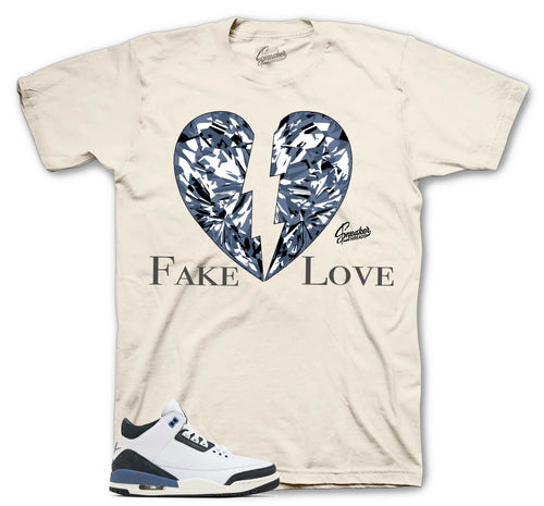 Retro 3 For The Love Fake Love Shirt