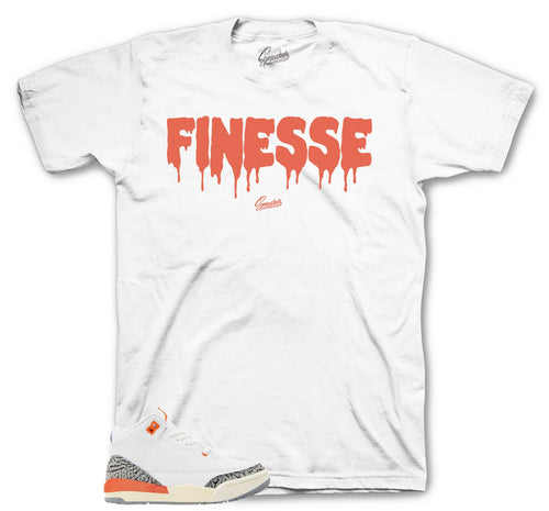 Retro 3 Georgia Peach Finesse Shirt