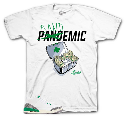 Retro 3 Lucky Green Bandemic Shirt
