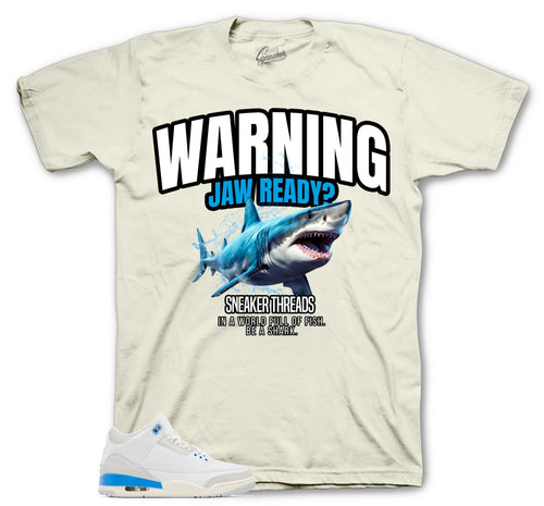 Retro 3 Lucky Shorts Warning Shirt