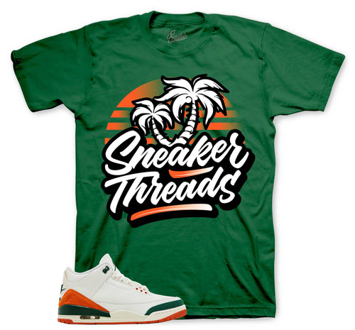 Retro 3 Miami ST Palms Shirt