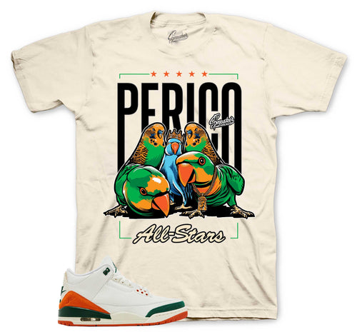 Retro 3 Miami All Stars Shirt