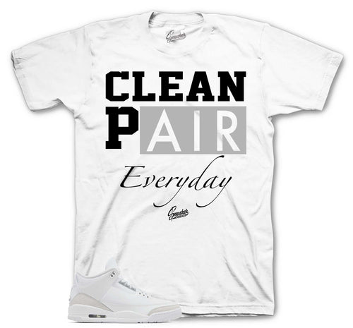 Retro 3 Pure Money Clean Pair Shirt